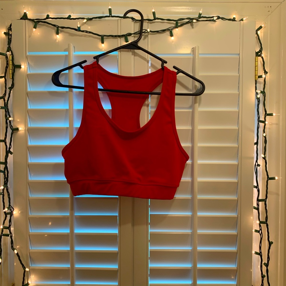 Red Popfit Bra, L
